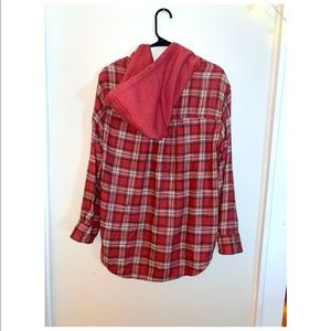 Oversized flannel.